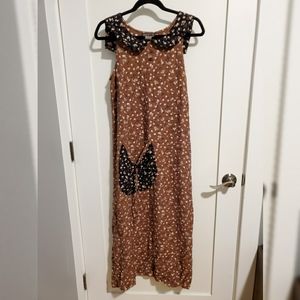 Vintage floral maxi dress